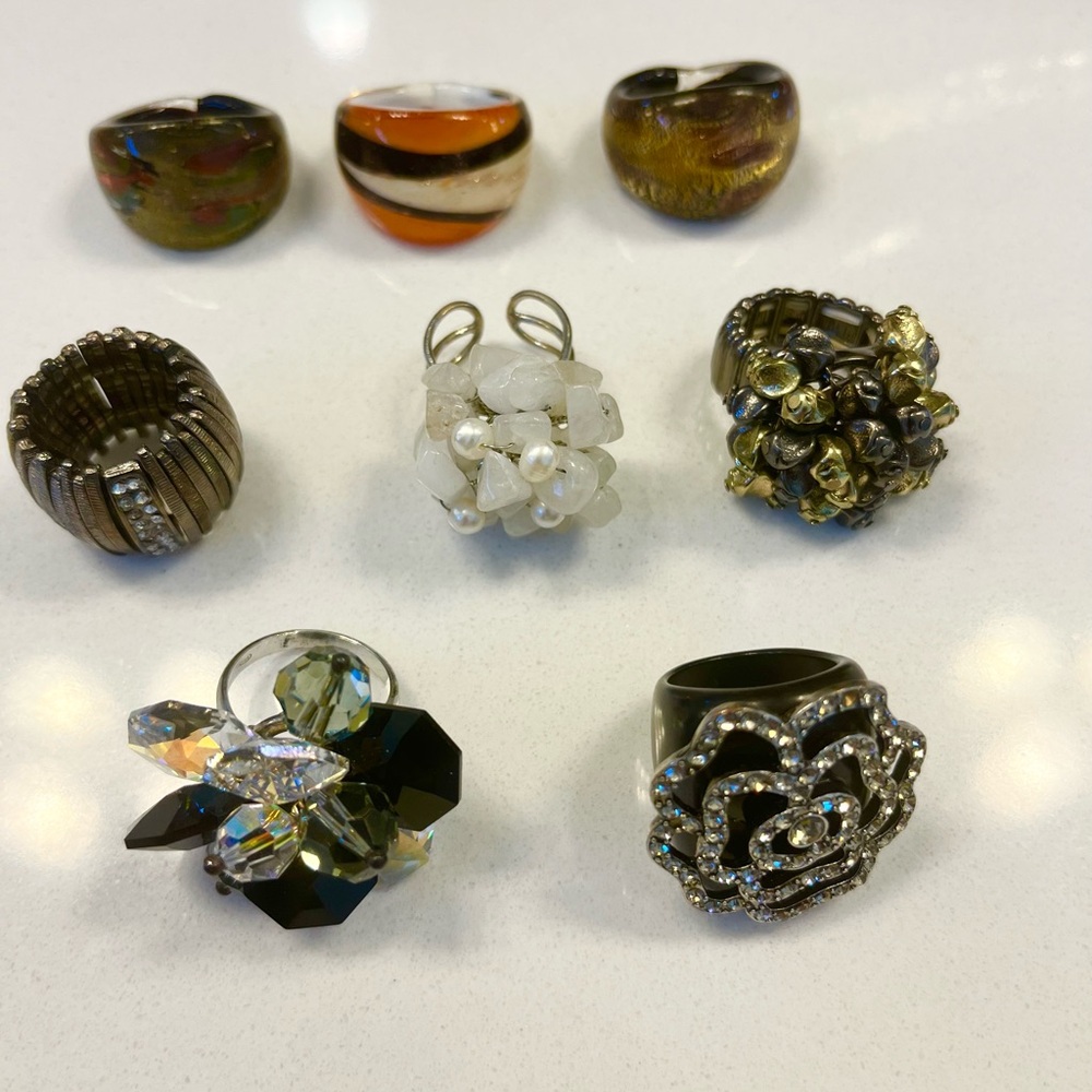 Eight Assorted Women’s Fashion Rings